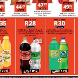 Fizzy drink at Checkers