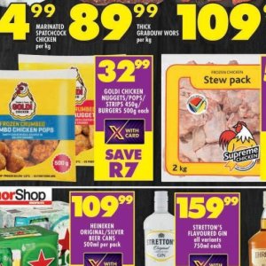 Burgers at Shoprite