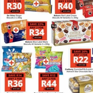 Biscuits at Checkers