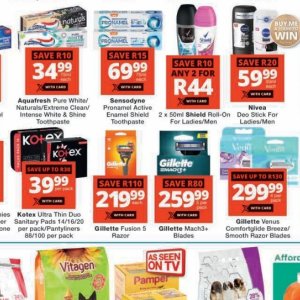 Toothpaste at Checkers