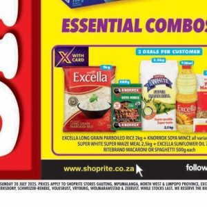 Rice at Shoprite