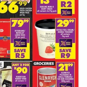 Cream at Shoprite
