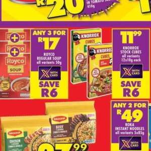 Soup at Shoprite