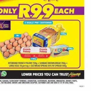 Bread at Shoprite