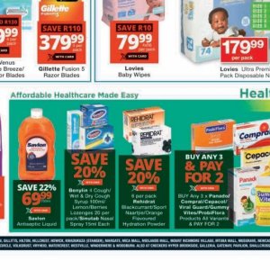 Nasal spray at Checkers