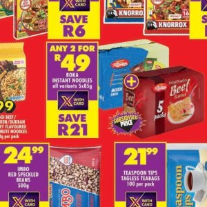 Noodles at Shoprite