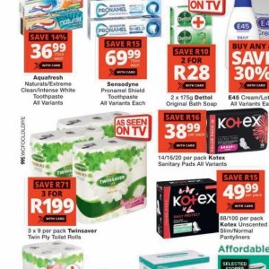 Toothpaste aquafresh  at Checkers