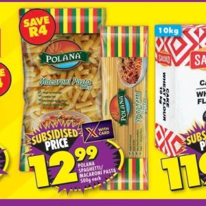 Pasta at Shoprite