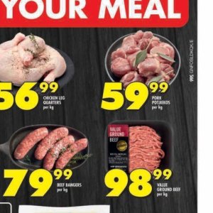 Pork at Shoprite