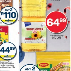 Sunflower oil at Pick n Pay Hyper