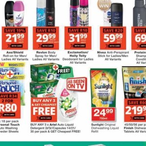 Body spray at Checkers