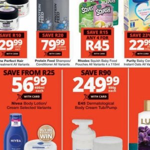 Shampoo nivea  at Checkers