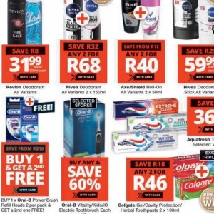 Deodorant nivea  at Checkers