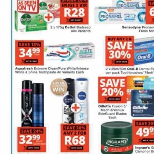 Toothpaste aquafresh  at Checkers