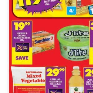 Margarine at Shoprite
