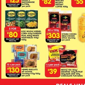 Corn knorr  at Shoprite