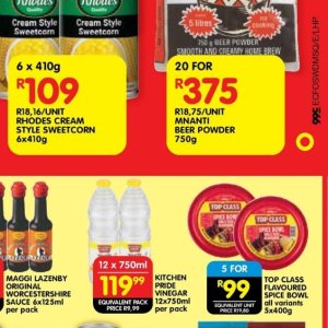Beer at Shoprite