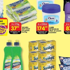 Soap at Shoprite