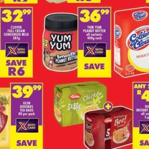 Peanut butter at Shoprite