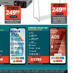 Smartphone at Checkers