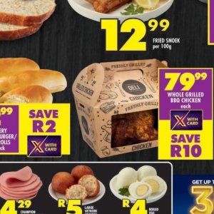Grilled chicken at Shoprite