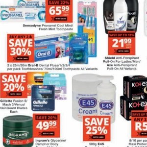 Toothpaste at Checkers