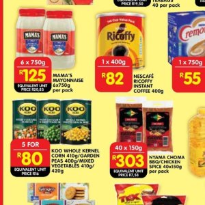Mayonnaise at Shoprite