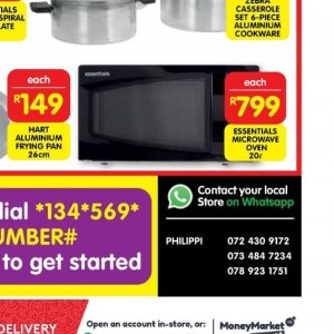 Microwave oven at Shoprite