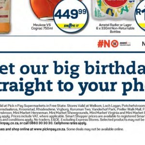 Smartphone at Pick n Pay Hyper