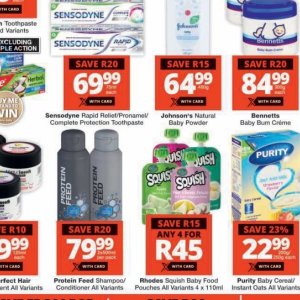 Toothpaste at Checkers