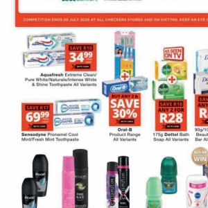 Toothpaste aquafresh  at Checkers