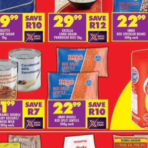 Lentils at Shoprite