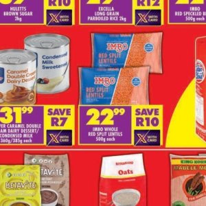 Lentils at Shoprite