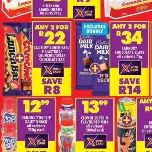Chocolate at Shoprite