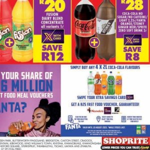 Fizzy drink at Shoprite