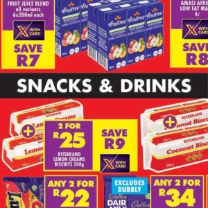 Snacks at Shoprite