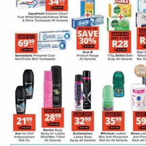 Toothpaste at Checkers