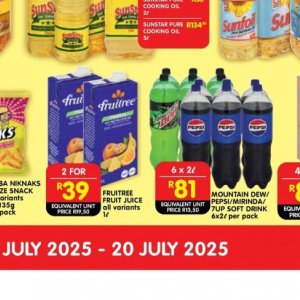 Juice at Shoprite