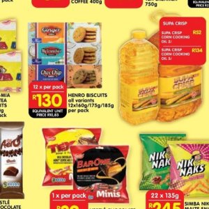 Biscuits at Shoprite