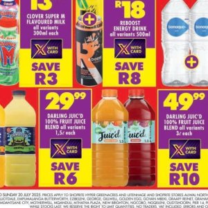Juice at Shoprite