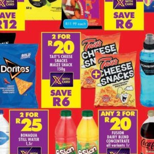 Snacks at Shoprite