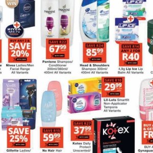 Shampoo at Checkers