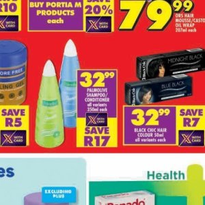 Shampoo at Shoprite