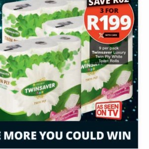 Toilet rolls at Checkers