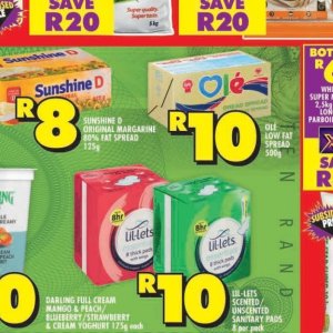 Margarine at Shoprite