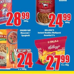 Noodles at Boxer Superstores