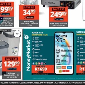Smartphone at Checkers
