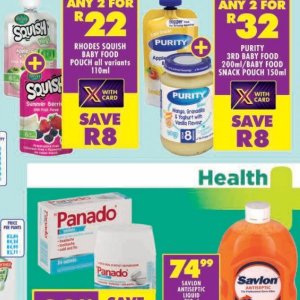 Yoghurt at Shoprite