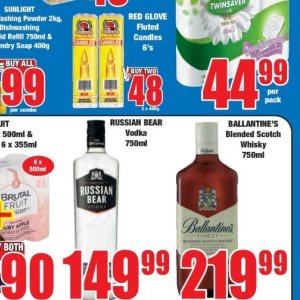 Vodka at Boxer Superstores