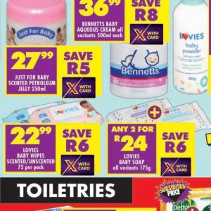 Petroleum jelly at Shoprite
